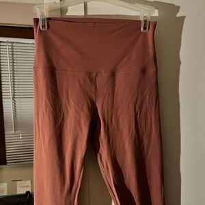 pink lulu lemon leggings size 6